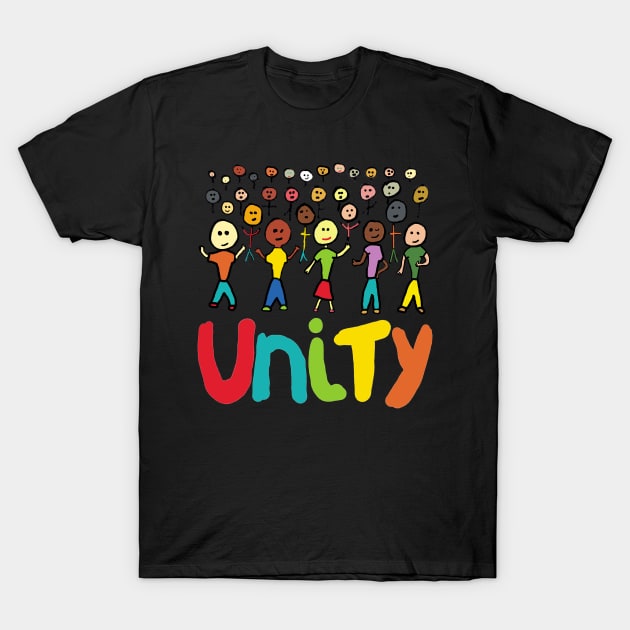 Unity T-Shirt by Mark Ewbie